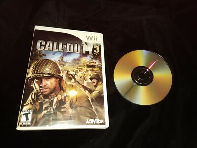 Call of Duty 3 Nintendo Wii - Missing manual