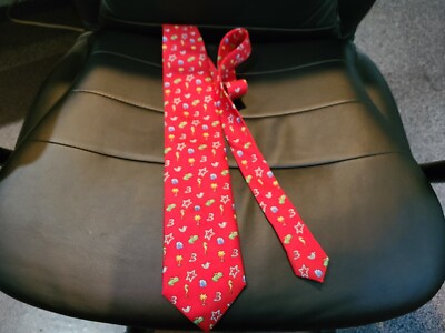 BMW LIFESTYLE Silk Tie. Red 100% Silk ... Made in Italy.