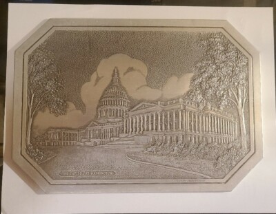Brewer & Sons Hot Plates - White House, Capitol, MT Vernon - 1930's Chicago