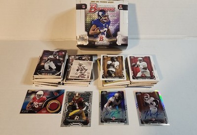 2015 Bowman NFL Football Card Lot – 240 Cards – Rookies + Autos + Relic – Diggs/
