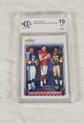 2006 Score #330 Reggie Bush Matt Leinart LenDale White BCCG 10