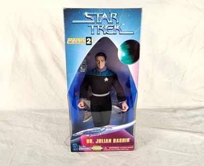 1997 Playmates Star Trek DS9 Dr Julian Bashir 9" Figure Warp Factor Series 2 Box