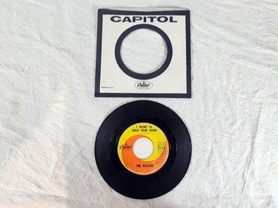 The Beatles I Want to Hold Your Hand Capitol 5112 45 RPM EX Sleeve Tested