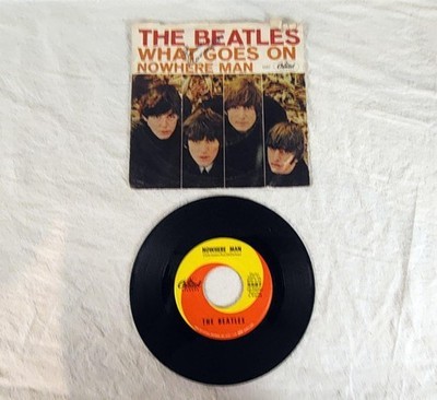 The Beatles Nowhere Man / What Goes On Capitol 5587 45 RPM NM