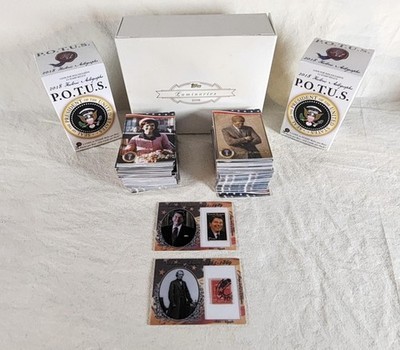 2018 Historic Autographs POTUS Card Lot Reagan /59 Johnson /90 Stamp Relics