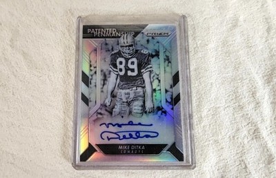 2016 Panini Prizm Mike Ditka Patented Penmanship Auto 10/10 Cowboys HOF