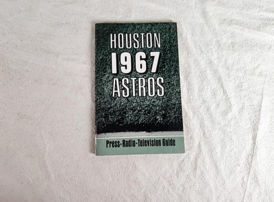 1967 Houston Astros Press Radio Television Media Guide Vintage MLB Baseball