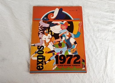1972 Montreal Expos Album Souvenir Yearbook Vol 4 No 2 Vintage MLB + Receipt