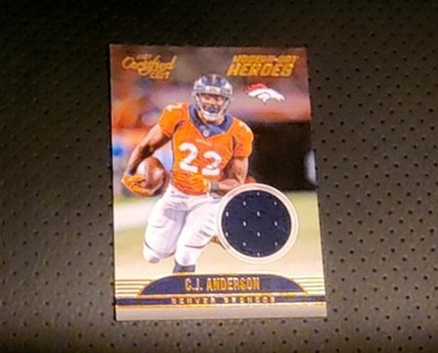 2017 Certified Cuts Modern Day Heroes Memorabilia #36 C.J. Anderson Jersey B369