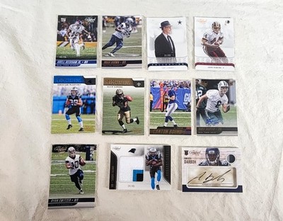 2017 Panini Donruss Certified Cuts NFL Football Trading Cards – Lot of 11