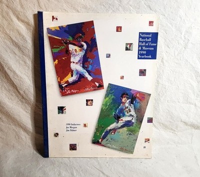 1990 National Baseball Hall of Fame Museum Yearbook Joe Morgan Jim Palmer MLB