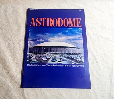 1968 Houston Astrodome Souvenir Booklet Eighth Wonder of the World Vintage